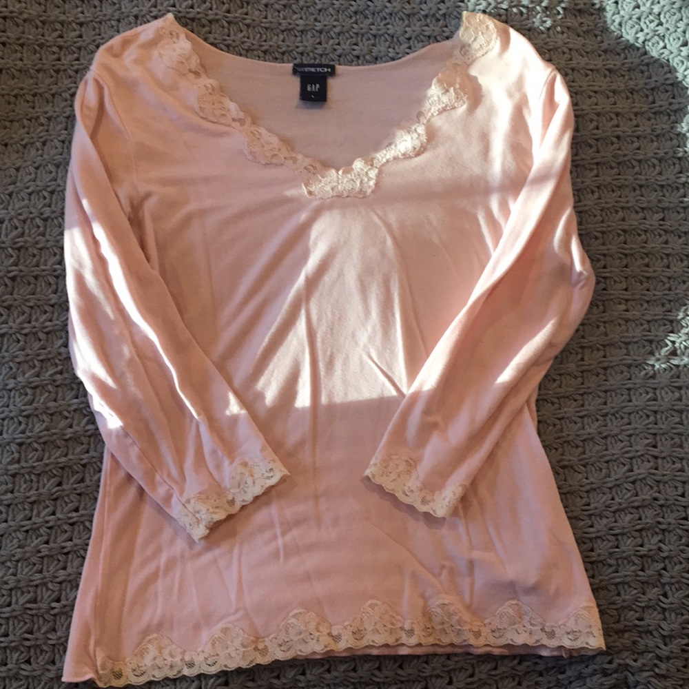 Lace Gap Top